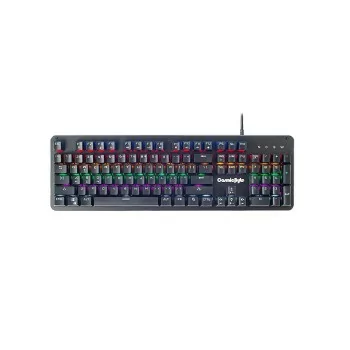 Cosmic Byte CB-GK-12 Neon Rainbow Backlit Mechanical Keyboard with Blue Switch (Black) 